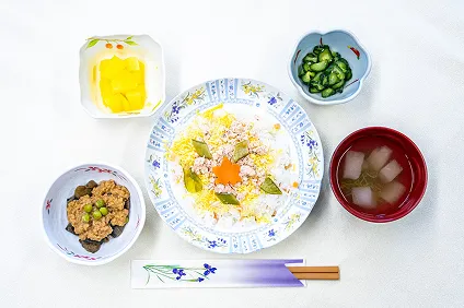 かーさ・びあんかの入居者用食事例